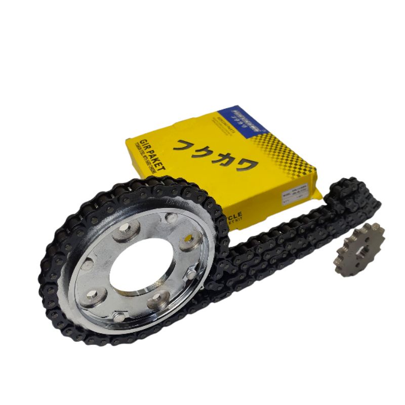 GEAR SET GEAR PAKET SUPRA X 125 HELMIN SUPRA X 125 NEW FI BLADE 125 FI MERK FUKUKAWA