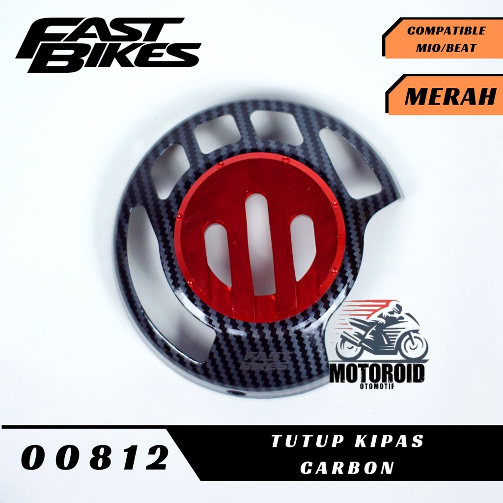 Cover Tutup Kipas Cnc Carbon Matic Honda Yamaha Beat Mio Scoopy Mio Soul Xeon Mio j Universal