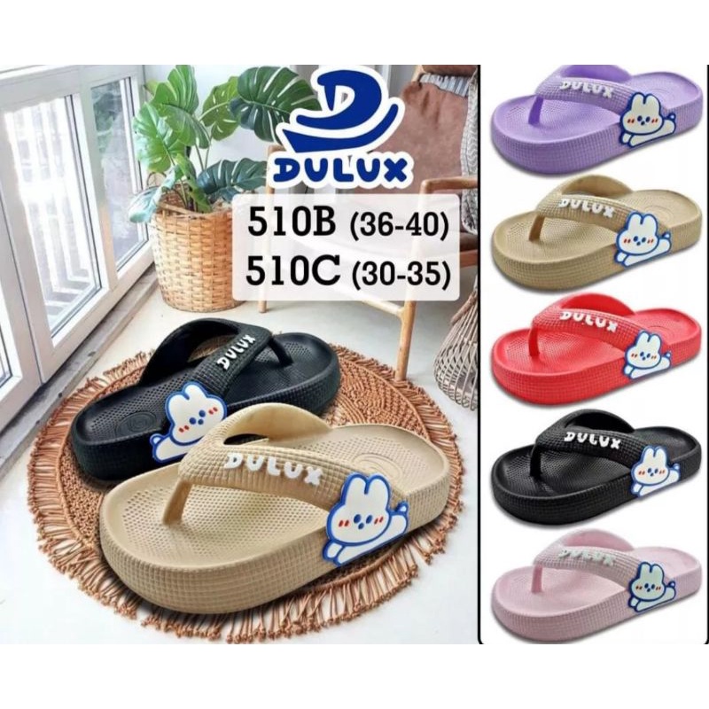 *NEW* SANDAL JEPIT KARET WANITA DULUX 510B  36-40