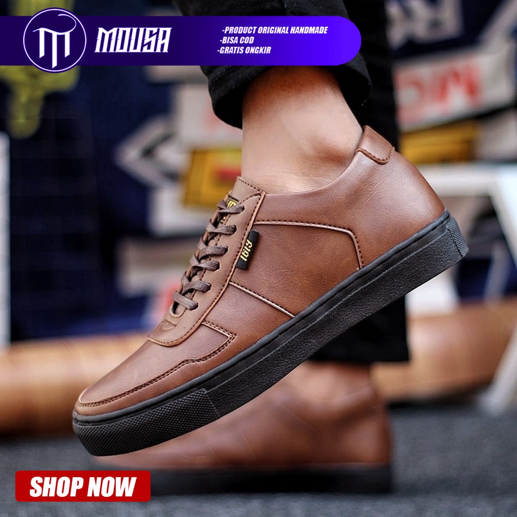 Sepatu Formal Pria Pantofel Mousa Bepol