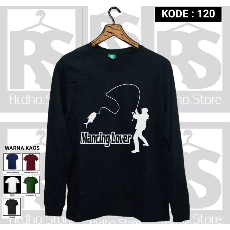 KAOS TANGAN PANJANG MANCING LOVER // TUKANG MANCING