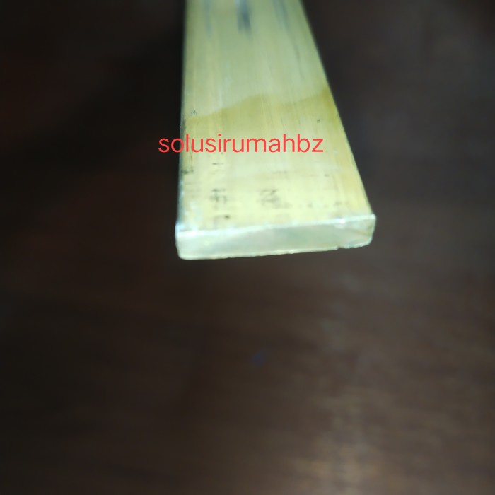 per10cm plat strip kuningan tebal 4mm lebar 20mm strep brass copper