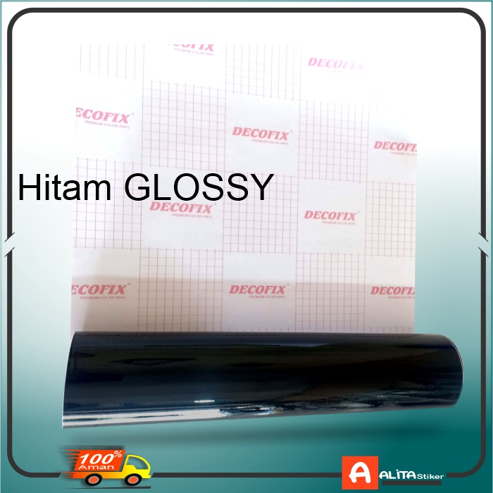 Decofix Scotlet Stiker Motor Hitam Glossi 101476