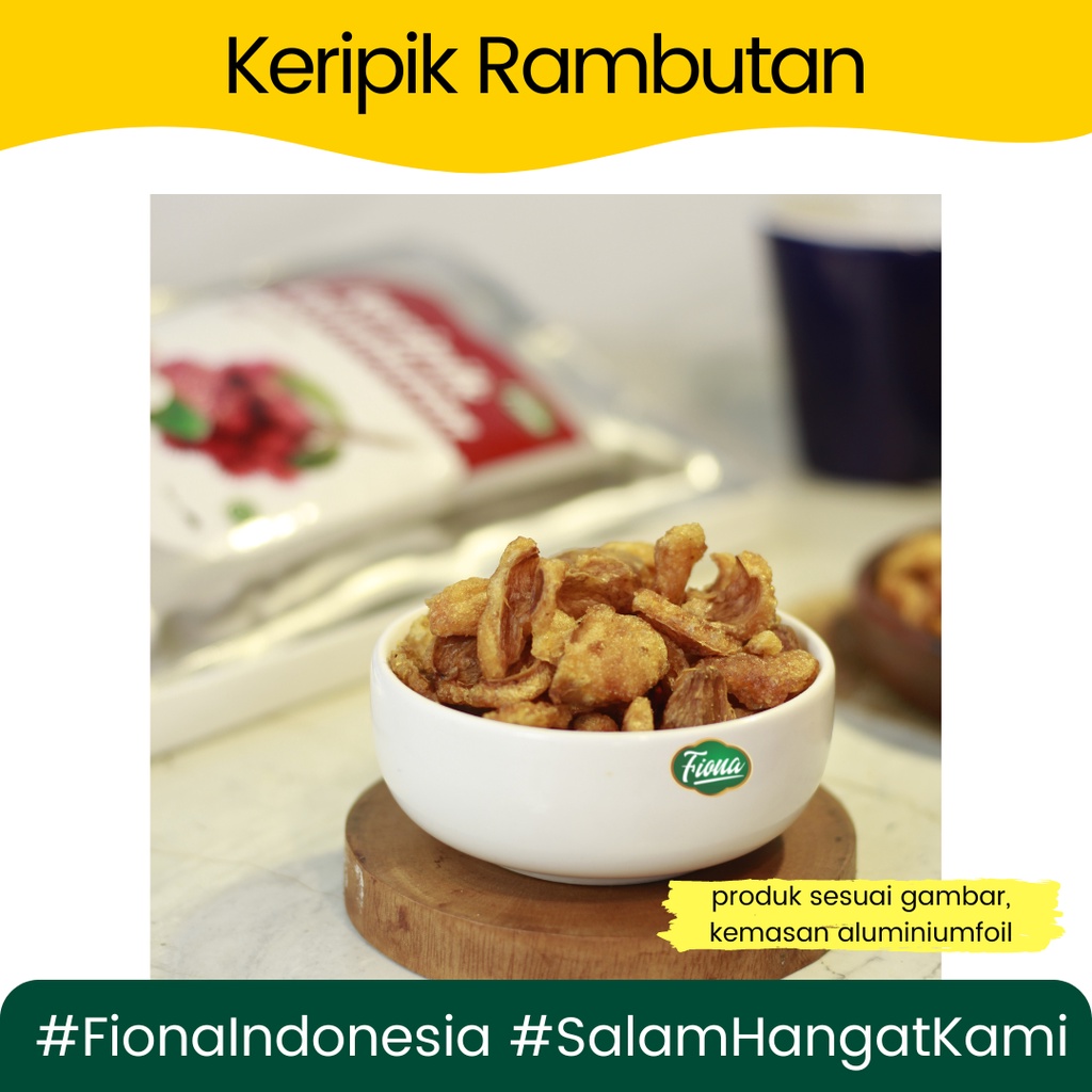

Fiona Kripik Rambutan 60 gram Khas Kota Malang