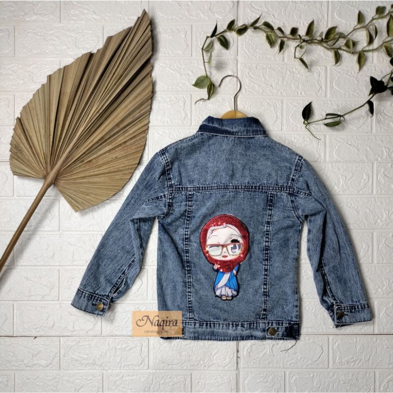 Jaket Jeans Anak Motif Karakter #JaketAnak #JaketJeansAnak #JaketAnak