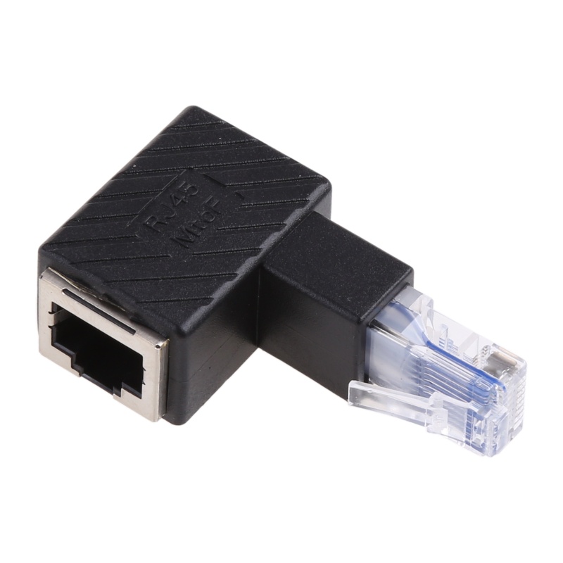 Btsg 90derajat Ethernet LAN RJ45 Male to Female Kanan/Kiri/Atas/Bawah/Sudut