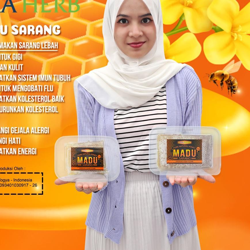 

12.12 Terlaris Madu Sarang Asli Honeycomb Malifera / Madu Herbal Murni !