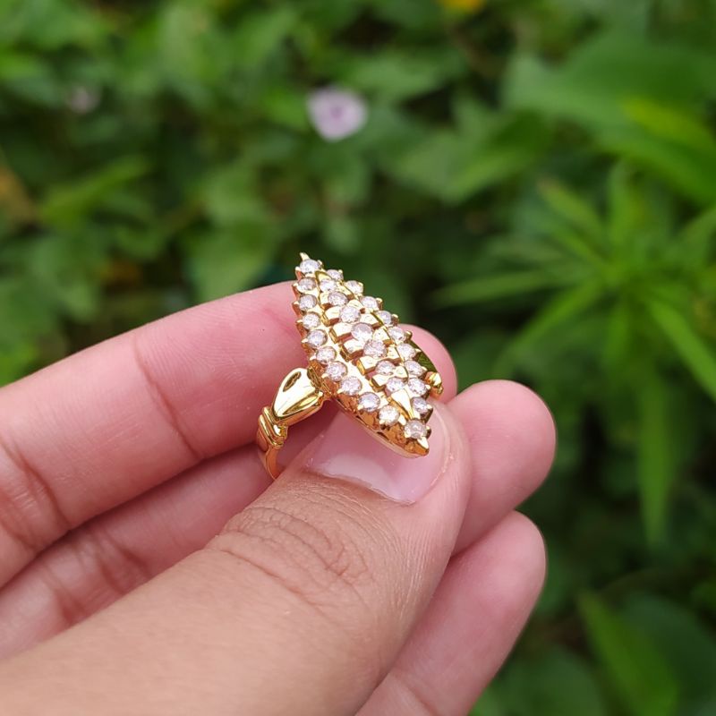 Cincin perak berlian eropa + memo