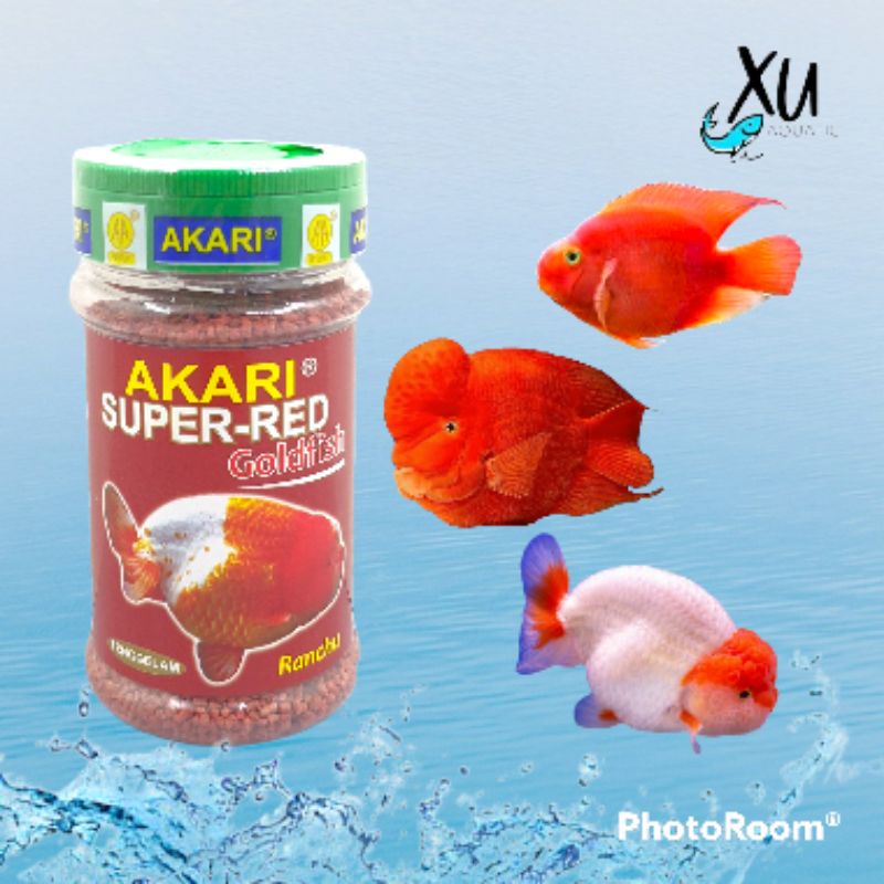 PELET AKARI SUPER RED GOLDFISH 140 GR 2MM SINKING