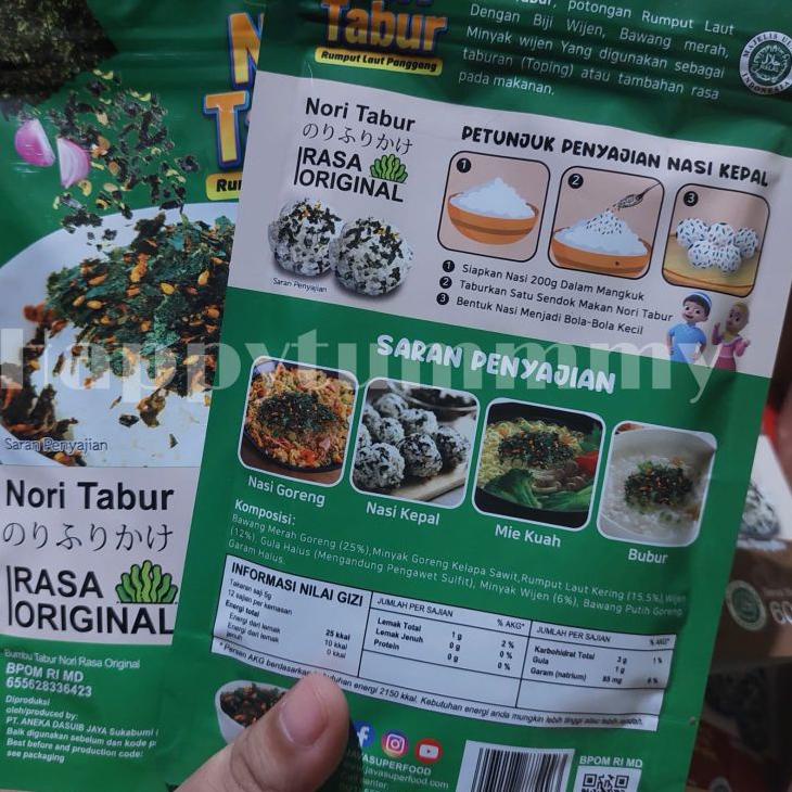 

Terlaku HPT - Nori Tabur Rumput Laut Panggang (ROASTED) 60g Halal;