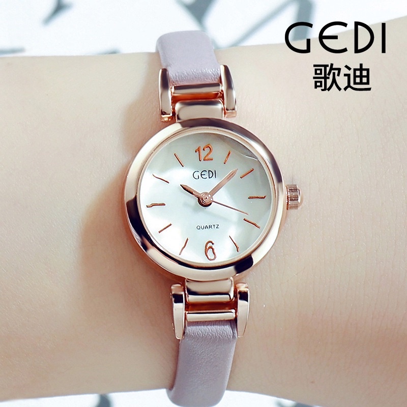 Jam Tangan Wanita RJ-11 Kulit Asli fashion import korea