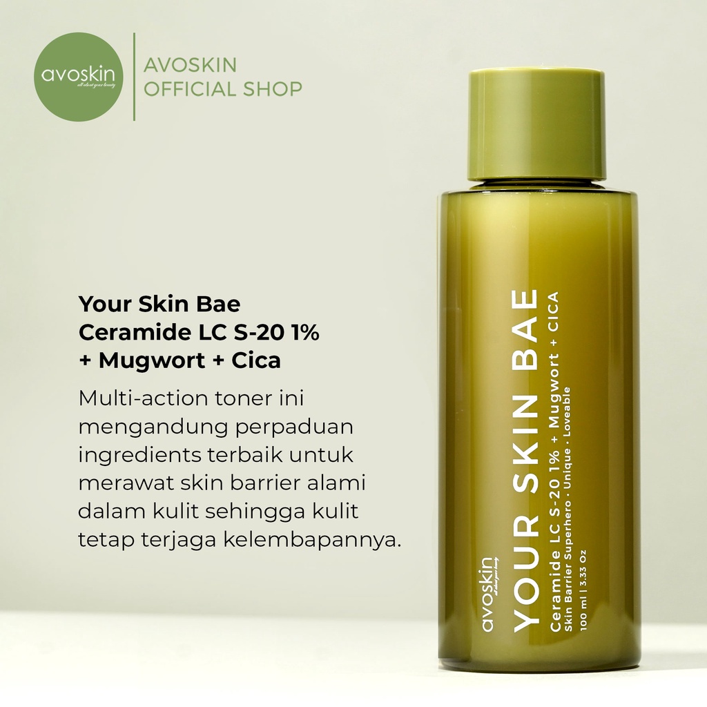 Avoskin Your Skin Bae Ceramide LC S-20 1% + Mugwort + Cica Toner