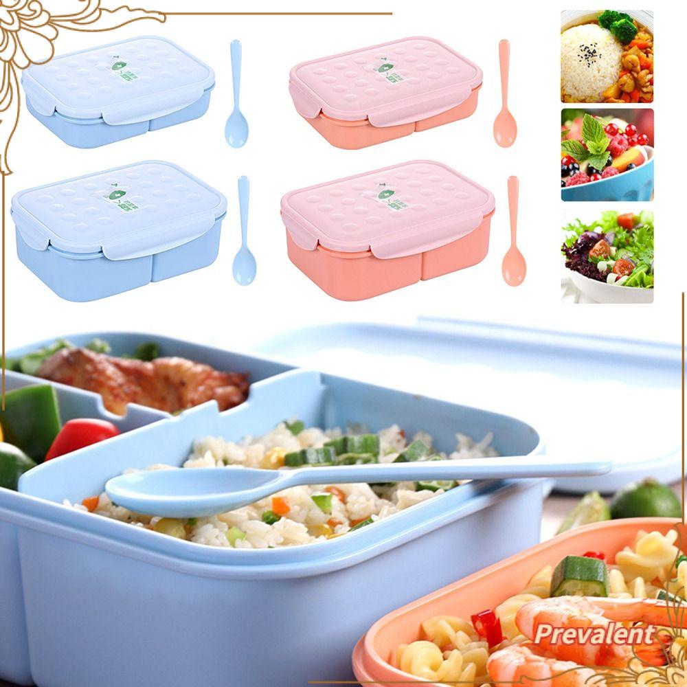 Preva Lunch Box Microwavable Untuk Pelajar Pekerja Kantor 3susun Makanan Gird