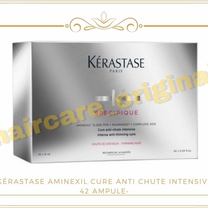 Tonic Kerastase Aminexil Cure Anti Chute Intensive 42Ampul