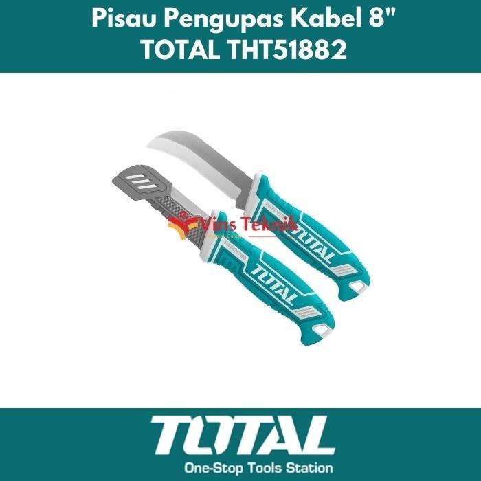

Total Tht51882 Kabel Stripping Knife Pisau Cupas Pemotong Kabel Best Seller