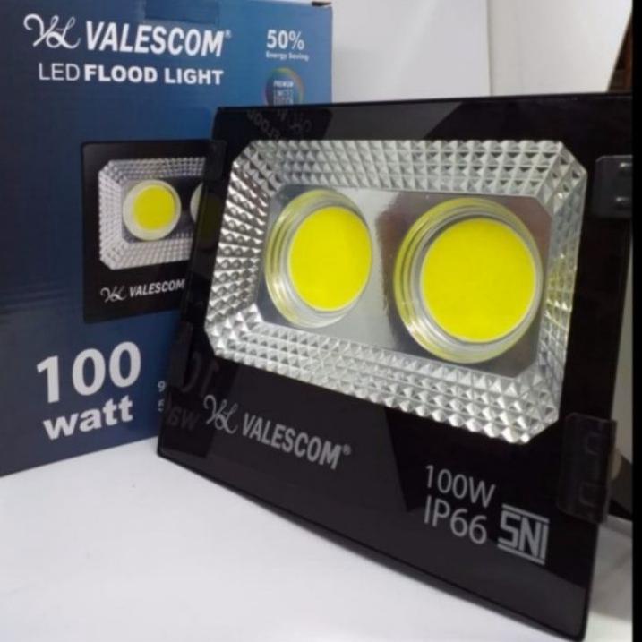 Terbaru Lampu Sorot Tembak Led 100W 100 Watt COB Valescom