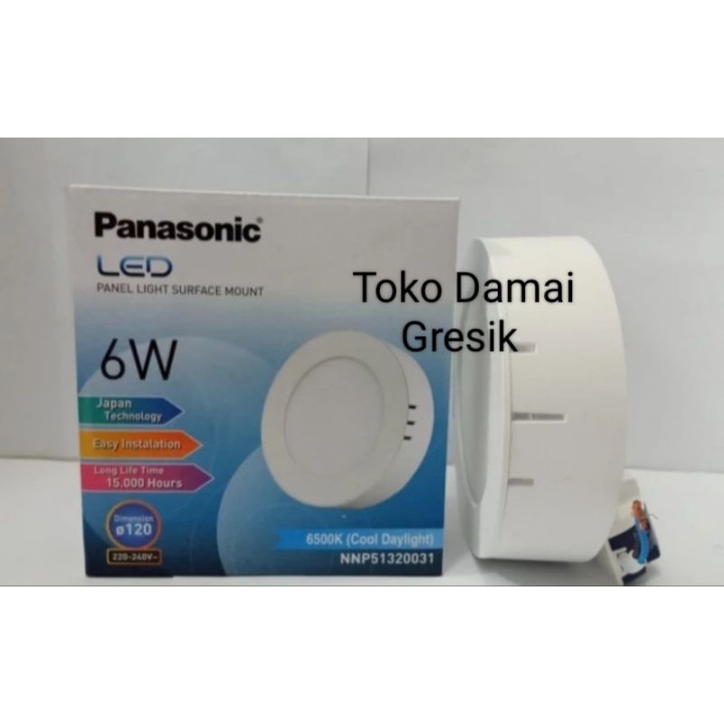 Lampu Led Panel Outbow Bulat Panasonic 6 Watt NNP51320031