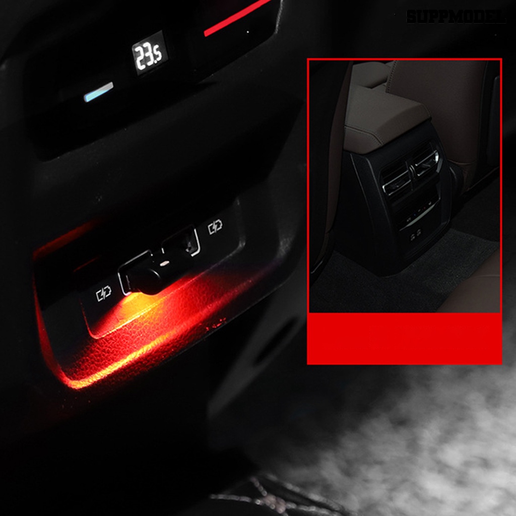 [Dekorasi] Usb Ambient Light Colorful Mini Auto Interior LED Lampu Ambient Hias Lampu Darurat Untuk Mobil
