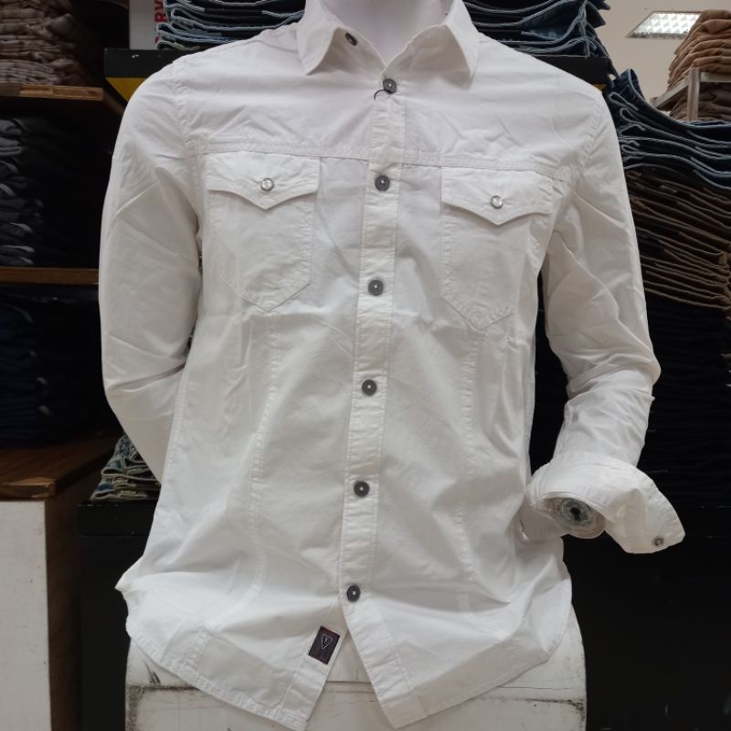 Watchout Kemeja lengan panjang JS302630002 white