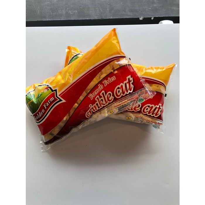 

Golden Farm French Fries | Kentang Goreng 1kg - Crinkle Cut