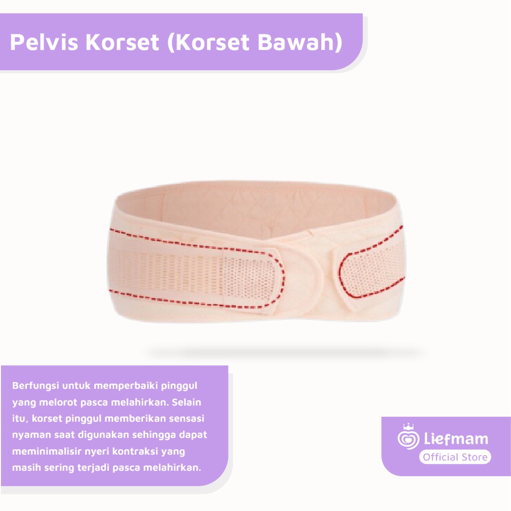 Korset Postpartum 2 in 1 Liefmam (Zaraya) - Korset Peramping Pasca Melahirkan Caesar