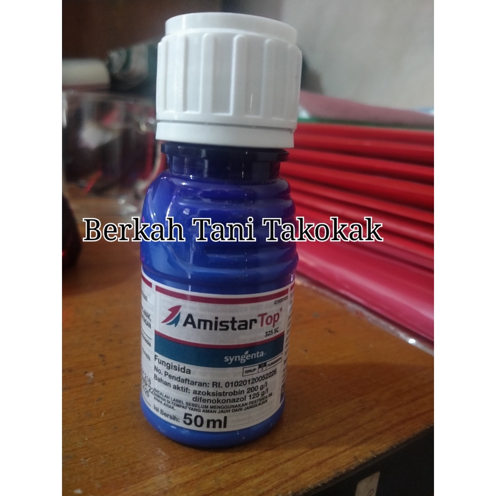 Fungisida Amistartop 325 SC ZPT isi 50 ml sistemik anti ibun fungisida zpt amistar amistartop 50ml a