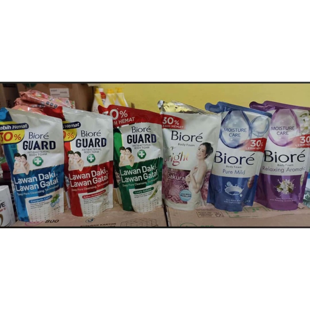 TERMURAH  Biore body wash Refill 800ml