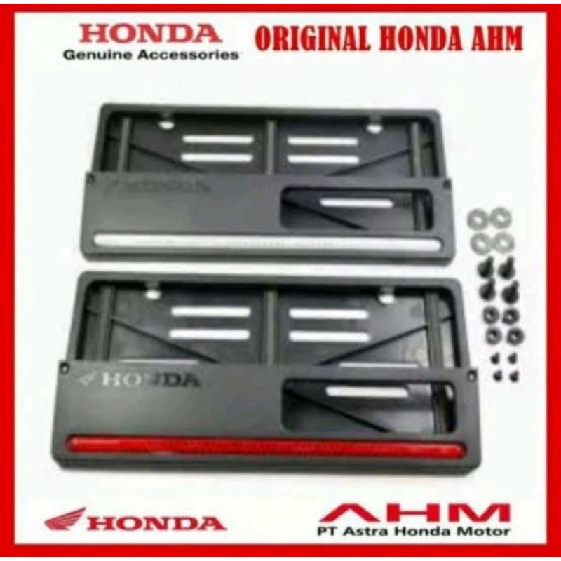 plat nomor AHM ori honda