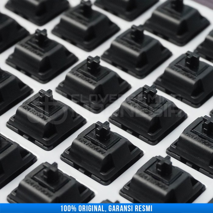 Switch Gateron Oil King 5 Pin- Mechanical Keyboard Switch Lubed