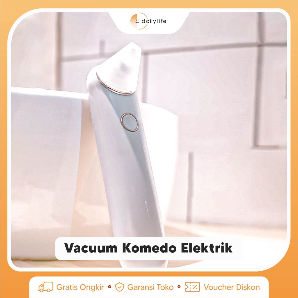 Vacuum Komedo Penyedot Komedo Elektrik Praktis Mudah Original NVMEE - VCM-KMDLRS- Dailylife.id