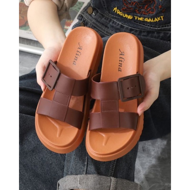 Sandal Wanita Sandal selop wanita ban dua nyaman sandal wanita import 899 New