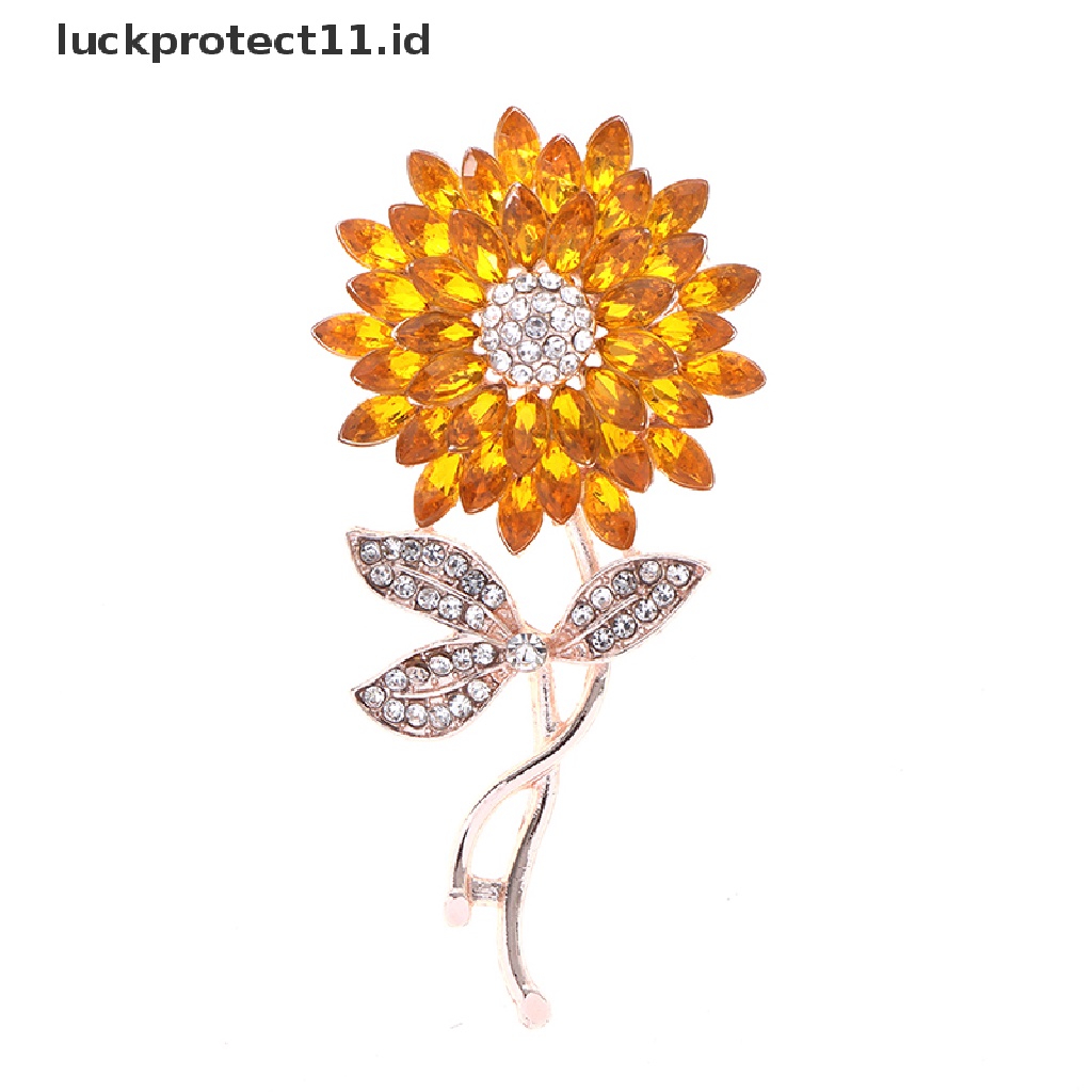 /Fashion Hot// Fashion// 1PC Bunga Matahari Bros Wanita Pria Bunga Pernikahan Kantor Brooch Pin Hadiah.