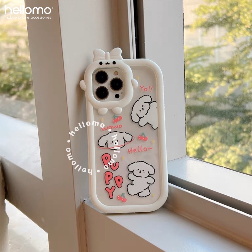 Casing Silikon iPhone TPU Soft Case Silicone Kartun Motif Anjing Lucu Puppy Dog