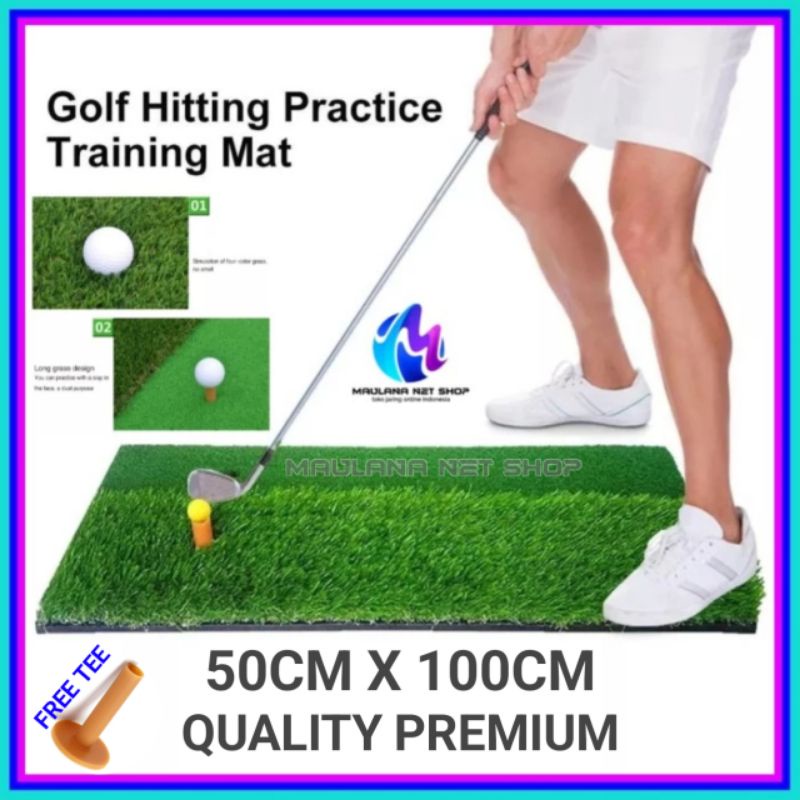 Matras Karpet Driving Golf 50cmx100cm Premium Quality/Karpet Driving Golf/Matras Golf Range/Latihan 