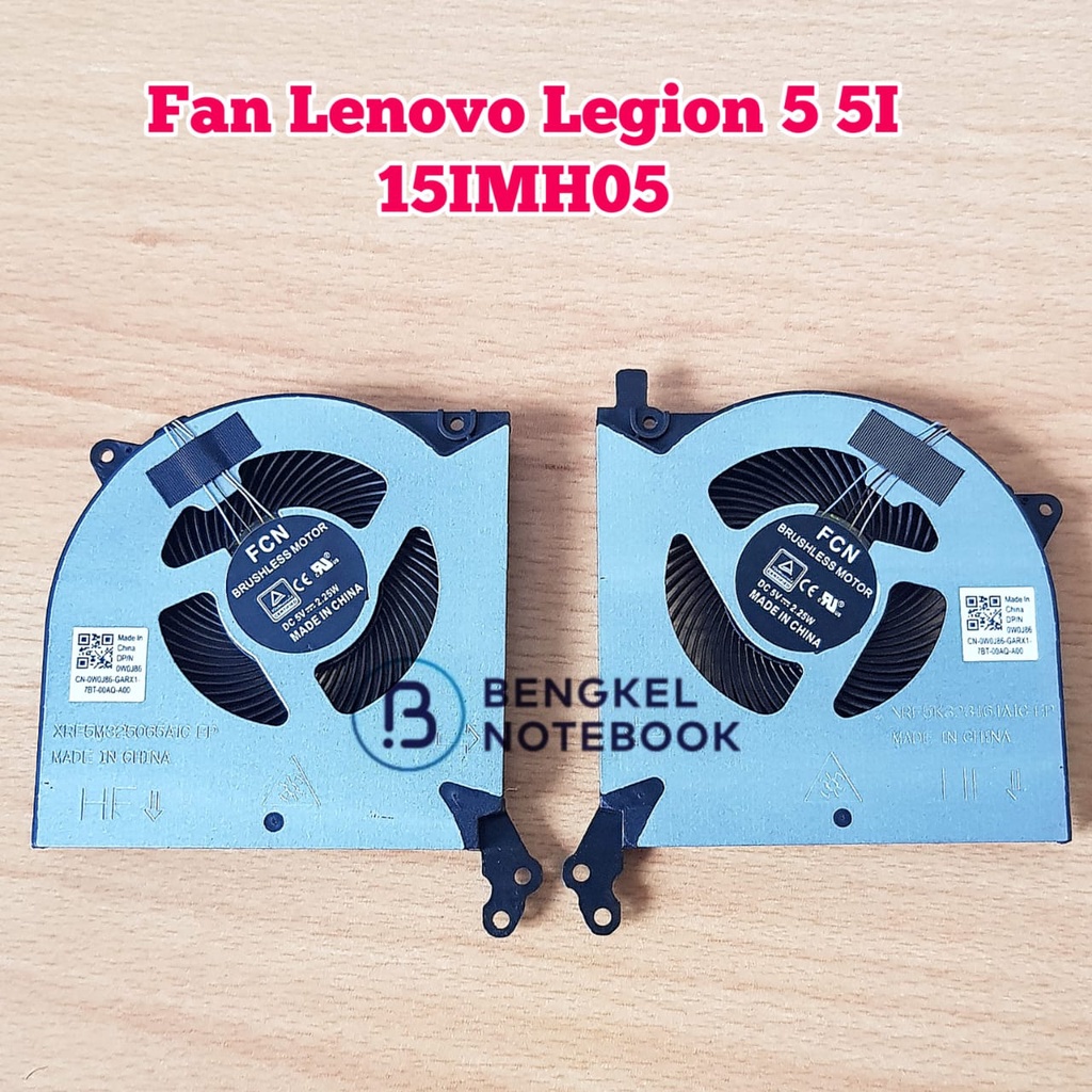 Fan Lenovo Legion 5 5I 15IMH05 5-15ARH05H 5-15IMH05 Sepasang