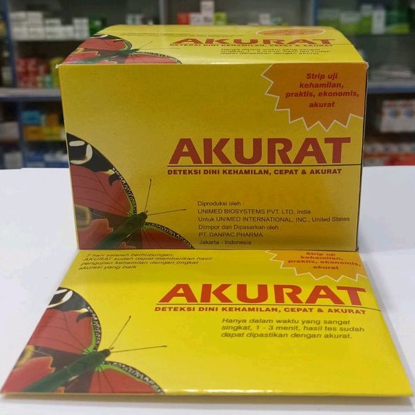 Akurat Test Pack 𝐊𝐞𝐦𝐚𝐬𝐚𝐧 𝟏 𝐒𝐭𝐫𝐢𝐩 - Alat Tes Kehamilan