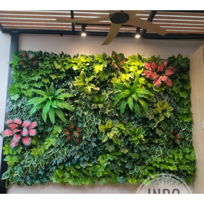 VERTICAL GARDEN SINTETIS - VERTIKAL BUNGA PLASTIK