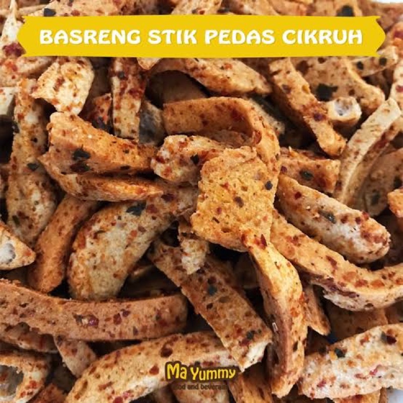 

BASRENG STIK SPESIAL 250gr (CIKRUH SULTAN SPESIAL / PEDAS / ORIGINAL ASIN GURIH / CABE IJO / RUJAK)