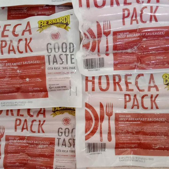 

TREND TERKINI TERMURAH! Sosis Bernardi Horeca 500 gr/Beef Sausage ☃ 890