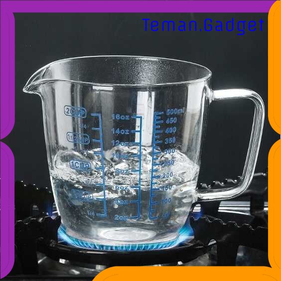 TG - DPR DROHOEY Gelas Teko Milk Jug Latte Art Borosilicate Flat Lid - ZM0080