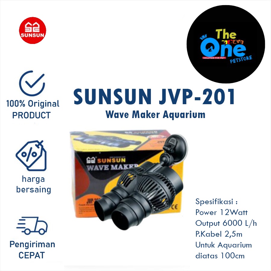 SUNSUN JVP201/JVP 201 WAVEMAKER/GELOMBANG/OMBAK/ARUS AQUARIUM KOLAM