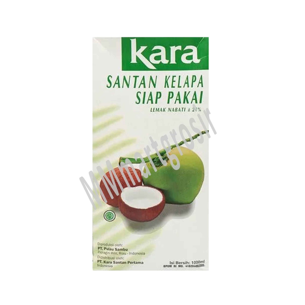 Kara Santan / Santan Kelapa / Santan Siap Pakai / 1000ml