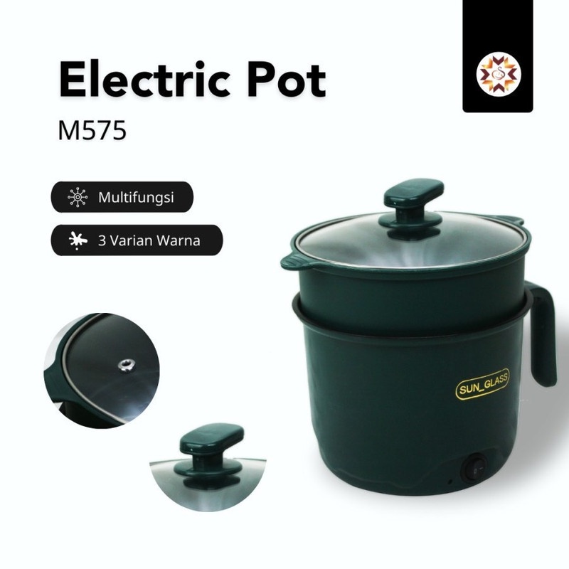 Sun_Glass Sunglass Multi function Electric Pot Panci Elektrik Listrik Serbaguna multifungsi M575