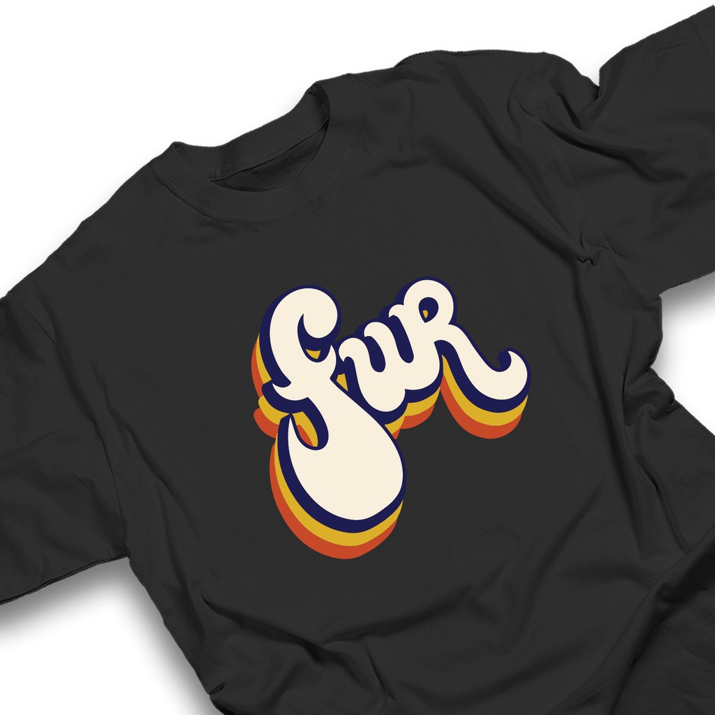 FUR Tshirt kaos cotton combed 30s KAOS BAND FUR BAND 60'S KAOS BAND 90'S