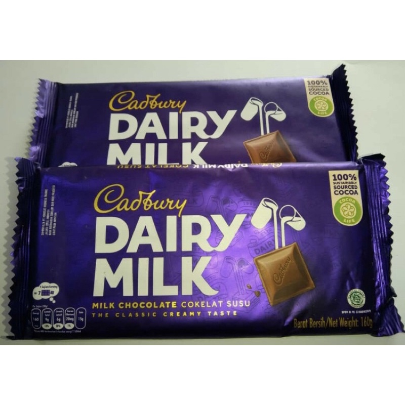

cadburydairy milk 160gr