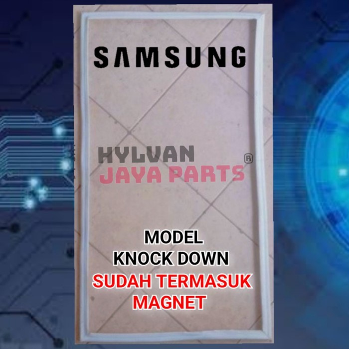 GASKET KARET PINTU KULKAS SAMSUNG KNOCK DOWN 105 X 64 CM