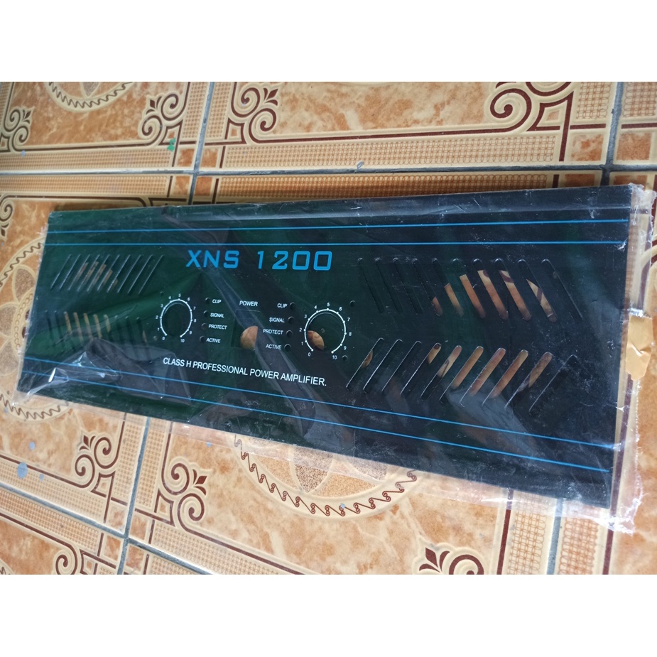 PANEL POWER AMPLIFIER TEBAL XNS 1200 DEPAN BELAKANG PANEL CKJ