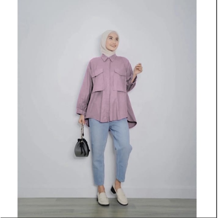 PUTRI TOP BLOUSE SHAKILA TWILL
