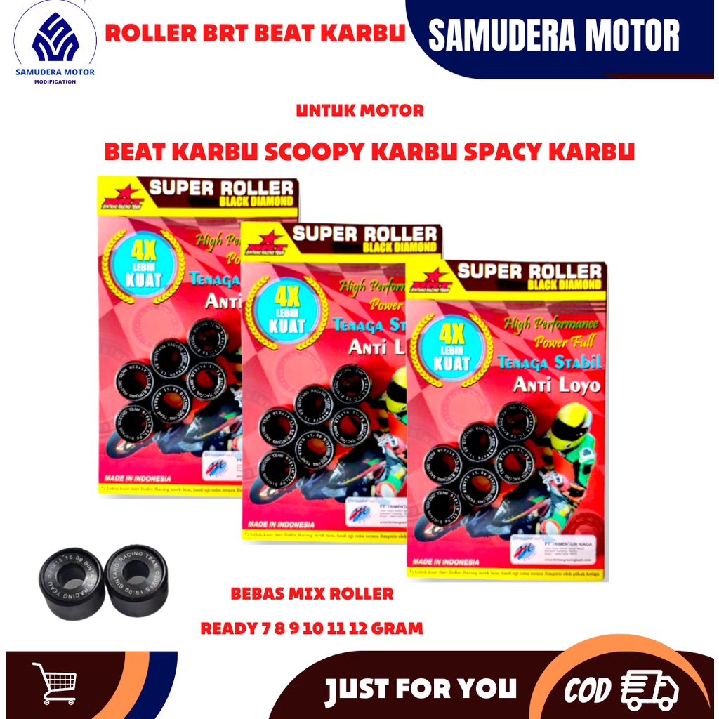 ECERAN ROLLER BRT BEAT KARBU  ECERAN ROLLER BRT BEAT KARBU 7 8 9 10 11 12 GRAM ROLER BRT SCOOPY KARB