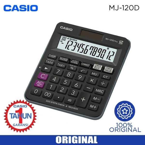 

BERKUALITAS CASIO Calculator MJ-120D
